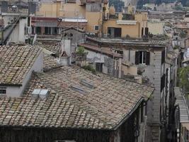 Rome huis dak en kerk koepel stadsgezicht dakkoepel visie panorama foto