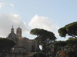 keizerlijk forums fori imperiali Rome gebouwen Aan loopbrug foto