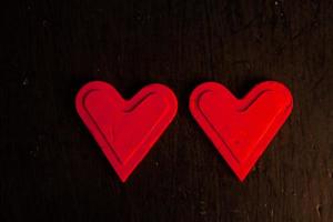 structuur met liefde harten voor ontwerp. valentijnsdag dag kaart concept. hart voor valentijnsdag dag groet kaart. liefde is. foto
