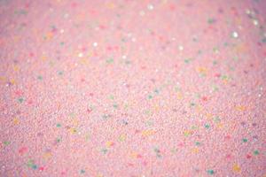 onscherp roze achtergrond met glimmend sterren. abstract roze wazig achtergrond. foto