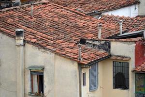 Florence Italië oud huizen daken detail foto