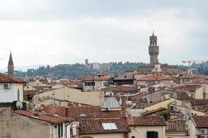 Florence Italië oud huizen daken detail foto