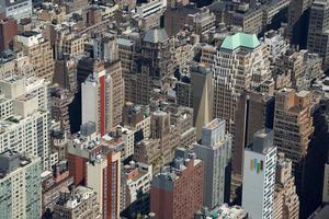 nieuw york stad antenne panorama foto