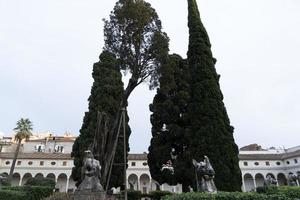 Rome, Italië. november 22 2019 - bad van diocletiaan in Rome foto