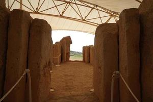 Malta megalitisch tempel archeologisch plaats foto