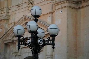 Rabat middeleeuws dorp straat visie gebouw in Malta foto