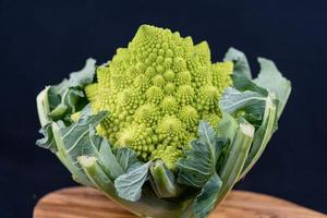 romanesco de italiaanse groene bloemkool foto