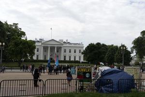 Washington gelijkstroom, Verenigde Staten van Amerika - april 26 2019 - demonstratie tegen troef Bij wit huis foto