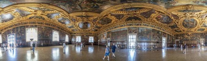 Venetië, Italië - september 15 2019 - interieur van hertogelijk doge paleis foto