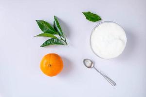 yoghurt en citrus foto