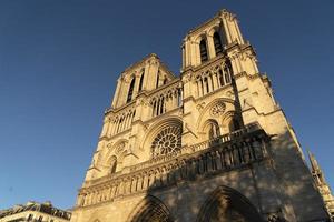 notre lady Parijs kathedraal Aan lue lucht foto