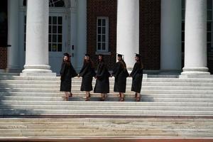 baltimore, Verenigde Staten van Amerika - mei 21 2018- diploma uitreiking dag Bij John hopkins Universiteit foto