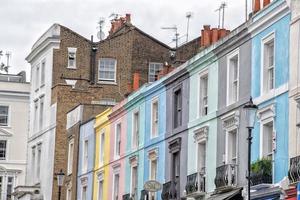 portobello weg Londen straat kleurrijk gebouwen foto