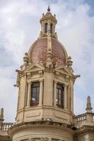 Valencia historisch stad- hal gebouw foto