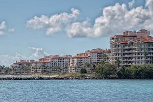 Miami haven en downtown visie panorama foto