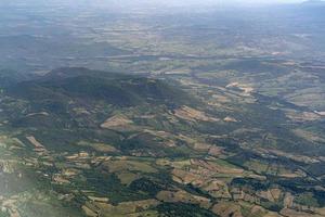 lazio regio gekweekt velden heuvels antenne visie foto