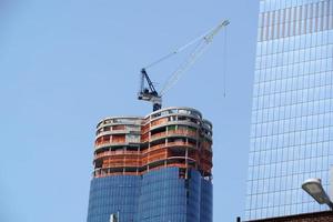 nieuw york wolkenkrabber onder bouw foto