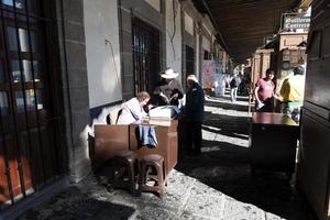 Mexico stad, Mexico - januari 30 2019 - santo domingo plaats foto