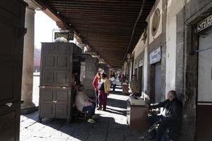 Mexico stad, Mexico - januari 30 2019 - santo domingo plaats foto