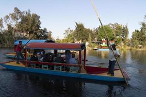 Mexico stad, Mexico - januari 30 2019 - xochimilco is de weinig Venetië van de Mexicaans hoofdstad foto