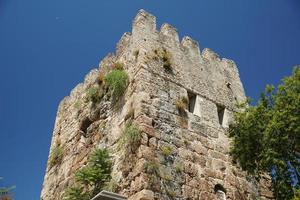 Antalya oud stad- muren in antalya, turkiye foto