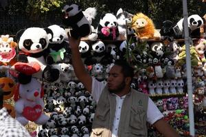 Mexico stad, februari 3 2019 - stad- park chapultepec druk van mensen Aan zondag foto