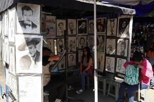 Mexico stad, februari 3 2019 - stad- park chapultepec druk van mensen Aan zondag foto