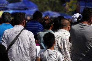 Mexico stad, februari 3 2019 - stad- park chapultepec druk van mensen Aan zondag foto