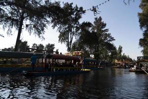 Mexico stad, Mexico - januari 30 2019 - xochimilco is de weinig Venetië van de Mexicaans hoofdstad foto