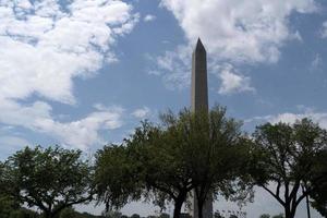 Washington gedenkteken obelisk monument in dc foto