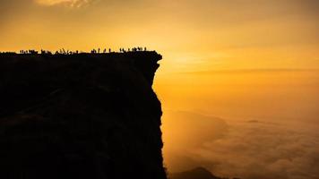 visie van phu Chee fah berg Bij Chiang rai, Thailand foto