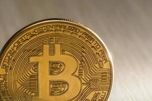 gouden bitcoin bedrijf foto