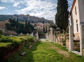 oude gebouw in Athene Griekenland foto