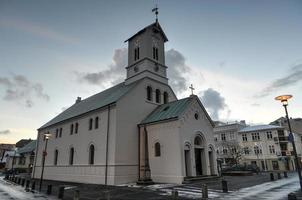 reykjavik kathedraal, IJsland foto