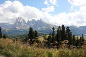 dolomieten - een berg reeks in de oostelijk Alpen foto