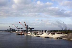 Jacksonville stad haven door st. Johns rivier- foto