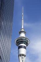 Auckland downtown futuristische architectuur foto