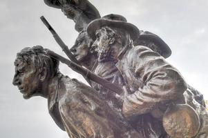 gedenkteken monument, gettysburg, vader foto
