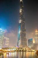 beroemd zicht in dubai, Verenigde Arabisch emiraten foto