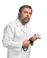 arts in een witte jas foto