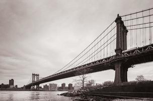 Manhattan brug, nieuw york, Verenigde Staten van Amerika foto