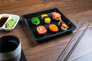 sushi met stokjes