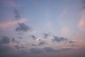 de lucht en de wolken foto