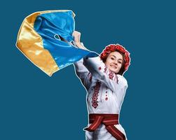 Oekraïne patriottisch concept foto