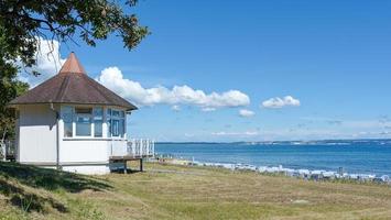 strand van binz,rügen,baltic zee, Mecklenburg-Vorpommern, Duitsland foto