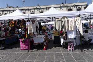 Mexico stad, Mexico - november 5 2017 - heilige domingo plaats markt foto