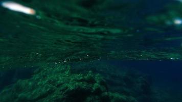 Sardinië kristal water onderwater- visie terwijl duiken foto