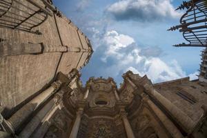 Valencia Spanje gotisch kathedraal kerk extern bas Verlichting foto