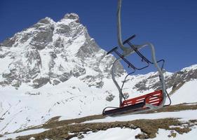 cervino kleine matterhorn visie foto