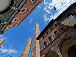 bologna Italië middeleeuws torens visie foto
